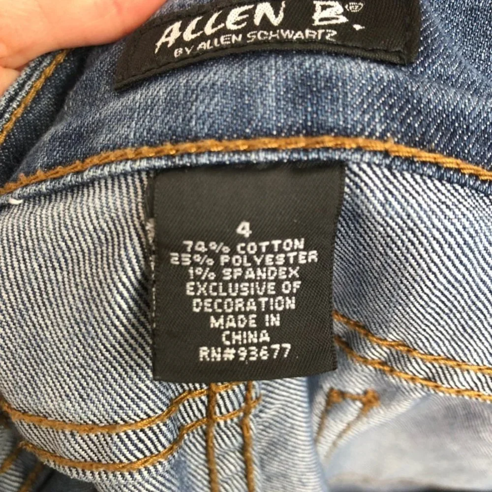 Allen B. Embroidered Jeans 4 - Picture 8 of 8